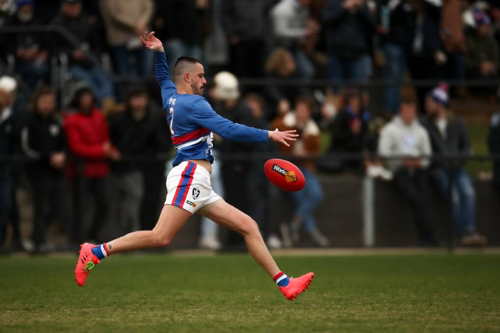 Panmure captain Louis Kew during the Warrnambool and District league grand final at Reid Oval in September. Picture by Chris Doheny 