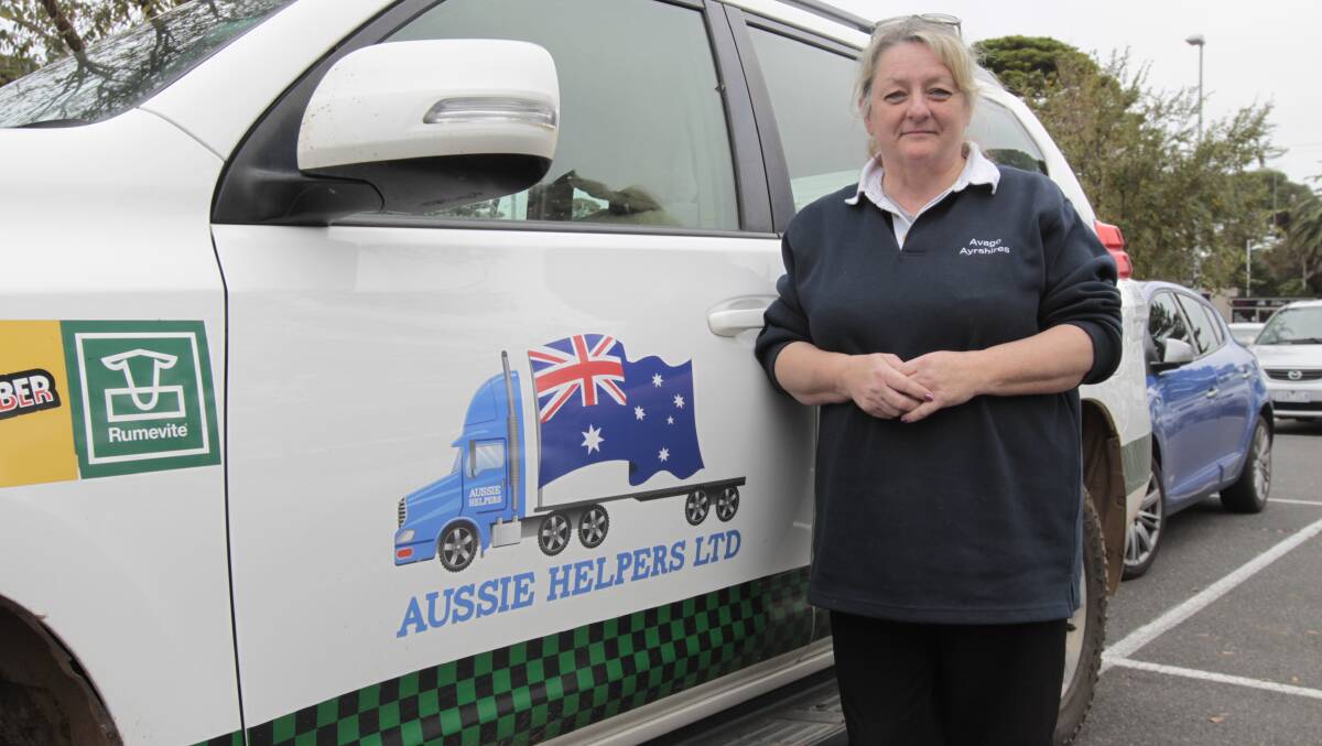 HELPING HAND: Aussie Helpers Victorian regional coordinator Lyndy Morris has assisted many farming families doing it tough and provides financial and emotional support to help turn things around.