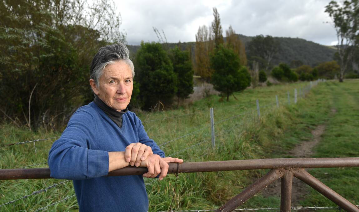 UP IN ARMS: Mitta North farmer Judy Cardwell has organised a rally in Melbourne protesting about camping rules poised to start in September.