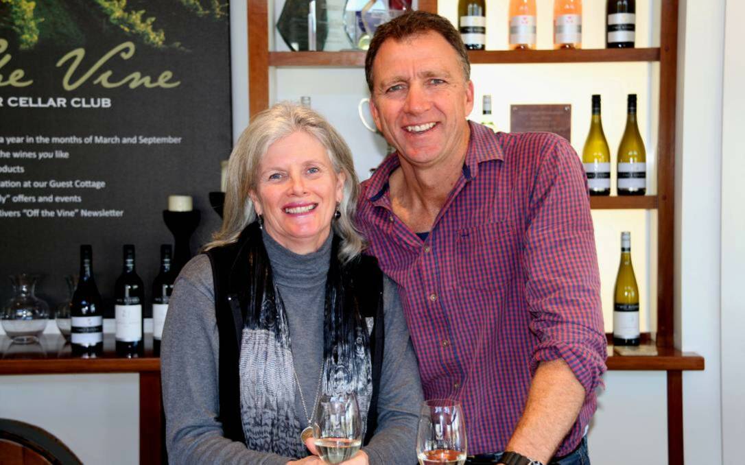 VINTAGE WINNERS: Linda and Brett Keeping, Two Rivers Wines.