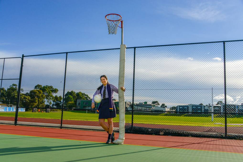 AIMING HIGH: Wesley College student Taylah Brown was recently selected for the national netball 17-and-under squad.