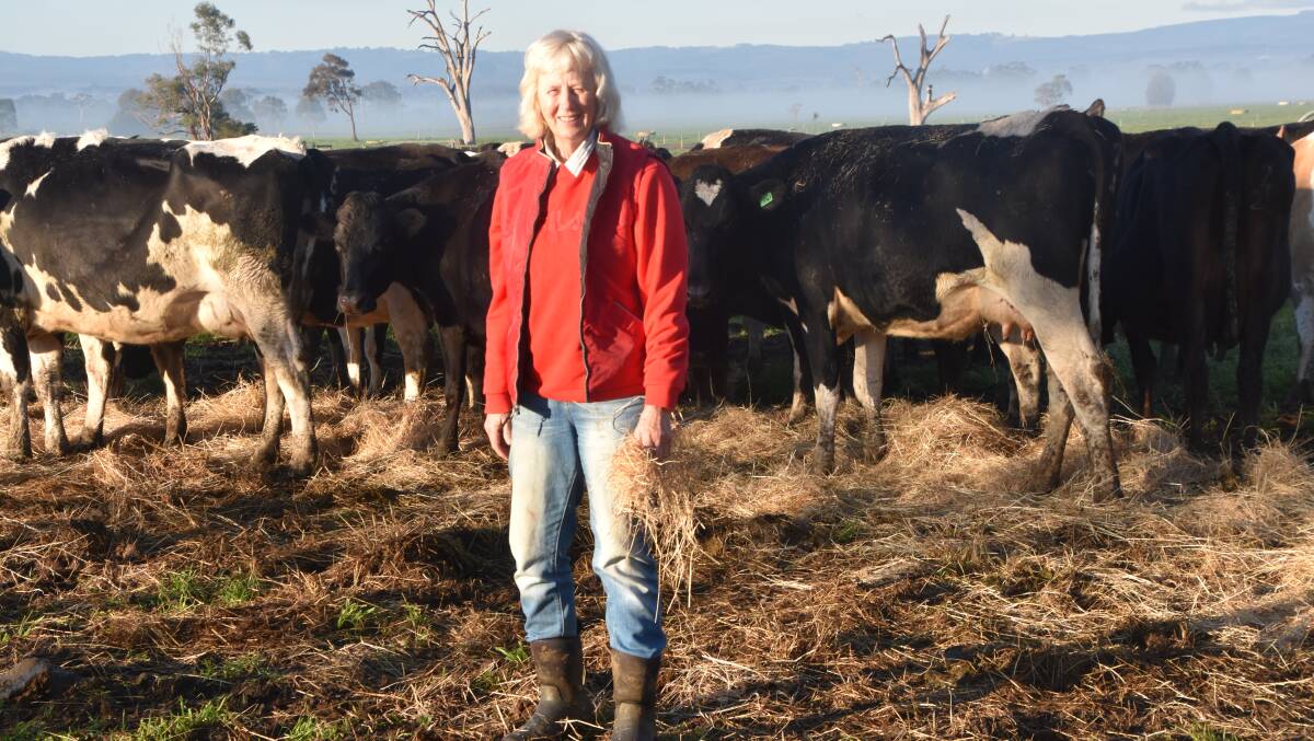 DECISIONS: Glengarry's Carlene Farmer has made the decision to dry her dairy herd early after the cattle suffered sore feet from the waterlogged ground. 