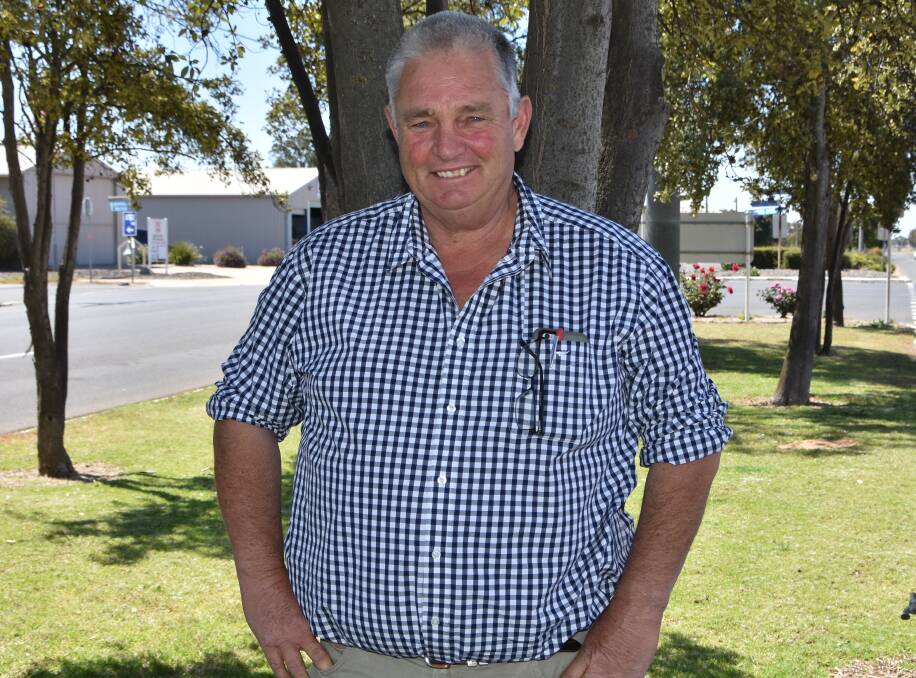 PLEASED: Millewa grower Craig Henderson says conditions have been tough enough and he now has his fingers crossed for follow-up rain during spring. 