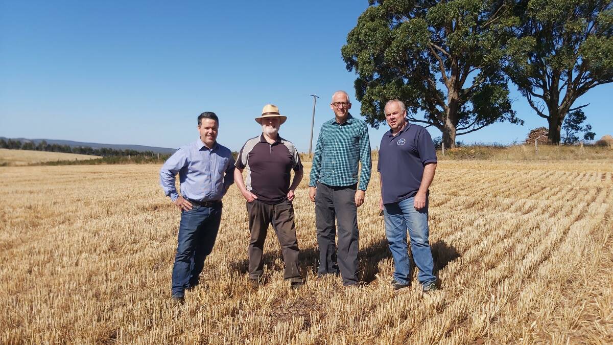 STARTUP: MADE Energy founders Gavin Ronan, Peter Reid, Bryce Ott and Joe Finneran are in the process of applying for a second stage of Commonwealth funding. Photo: MADE Energy
