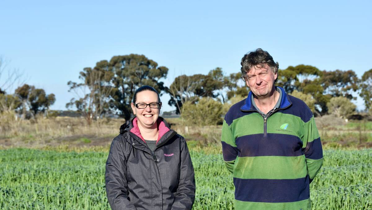 EXPANDING: Irrigated Cropping Council executive officer Charlotte Aves said trials manager Damian Jones are recruiting for new staff and looking for more land to grow the research.