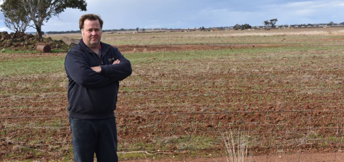 CONCERNED: Balliang East farmer Chris Sharkey says rates rises have been a concern for the past decade but little progress had been made. Photo by Curtis Baines. 