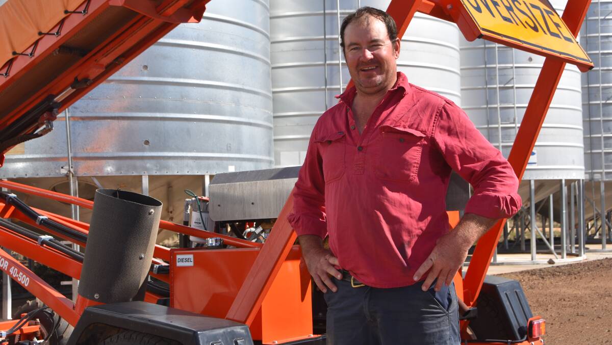 OPTIMISM: Victorian Farmers Federation grains group councillor Ryan Milgate says Wimmera growers have enjoyed summer rainfall and booming land prices. Photo by Gregor Heard.
