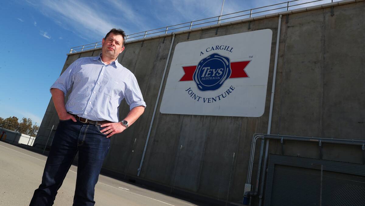 LOOKING TO HIRE: Teys Australia Wagga general manager Stephen Thomson at the company's beef processing plant in Bomen, which is facing a busy season with dozens of job positions still vacant. Photo by Emma Hillier.