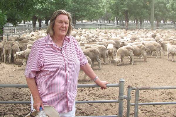 Joyce McConnell, Emu Park, Deniliquin, sold 341 2011-drop Emu Park-bld and bred Merino wethers for $74 a head to Midfield Meats, and said she was happy with the price given the tight market.