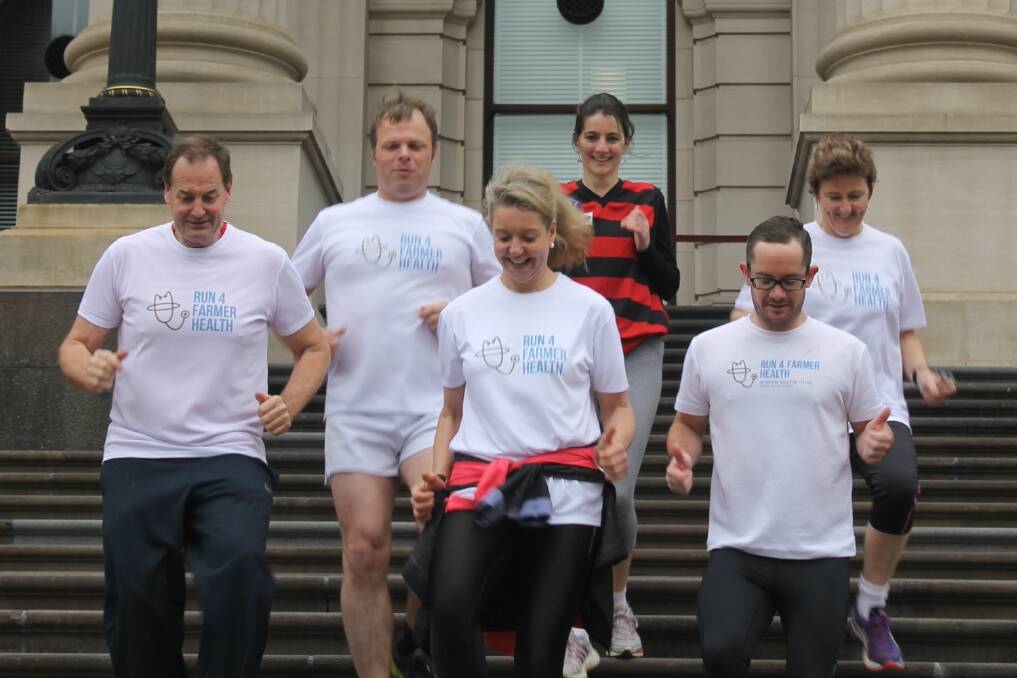 VICTORIAN politicians are pulling on the running shoes to help raise funds and awareness for Hamilton’s National Centre for Farmer Health. They’ll be part of what’s hoped will be a 70 strong contingent, tackling a full marathon, from the MCG, via Port Melbourne and Elwood, in October.