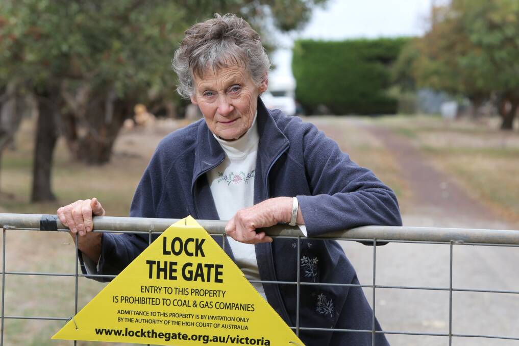 Woolsthorpe farmer Joan Speirs is opposed to unconventional gas exploration and mining