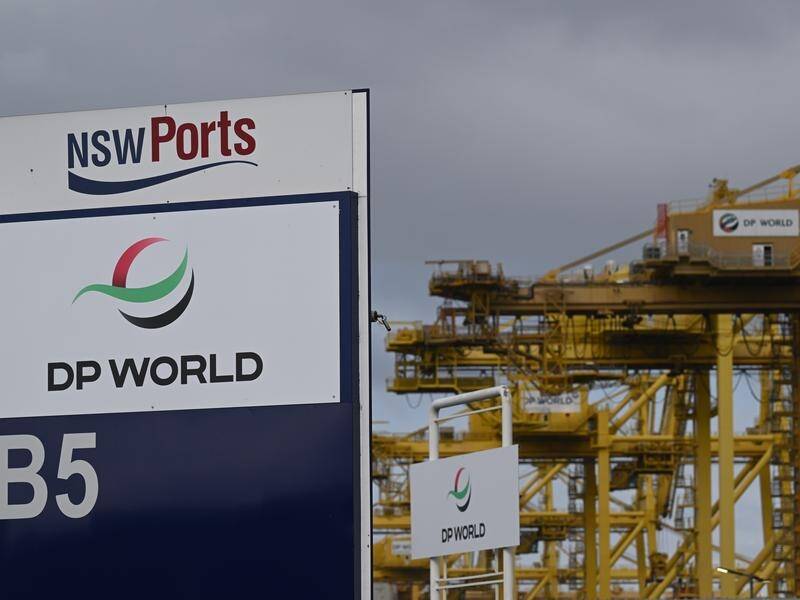 DP World port terminals across Australia are set to return to normal operations. (Dean Lewins/AAP PHOTOS)
