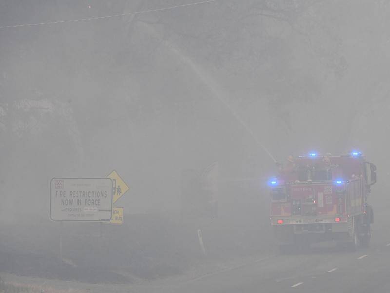 Victorian firefighters are worried a change in wind direction will fuel the Bunyip State Park fire.