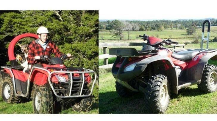 Examples of roll-over bars fitted to quad bikes. Photo: Worksafe Victoria