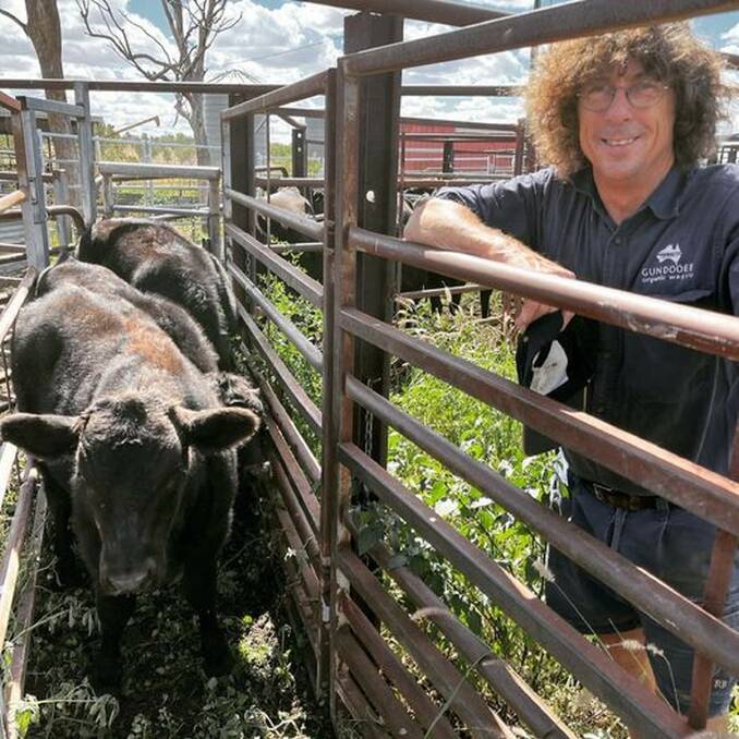 PASSION: Rob Lennon, Gundooee Organics, Leadville, was the first breeder of organic Wagyu. Rob supplies a number of butchers, as well as running a farmstay where visitors can come and learn about organic farming.