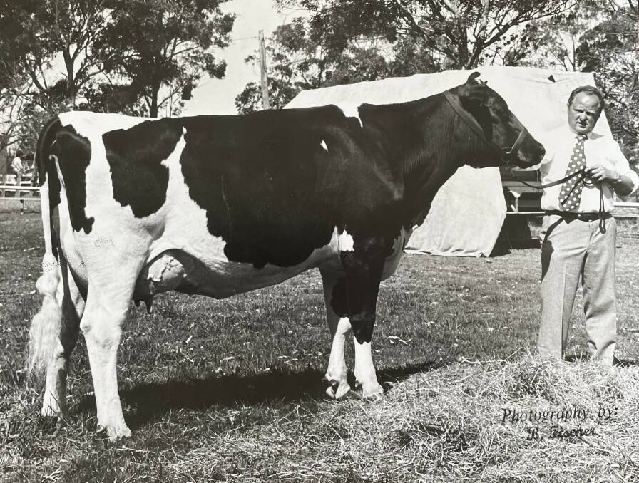 Karoo Angus stud's John Reen, when he was a renowned dairy studmaster. Picture supplied