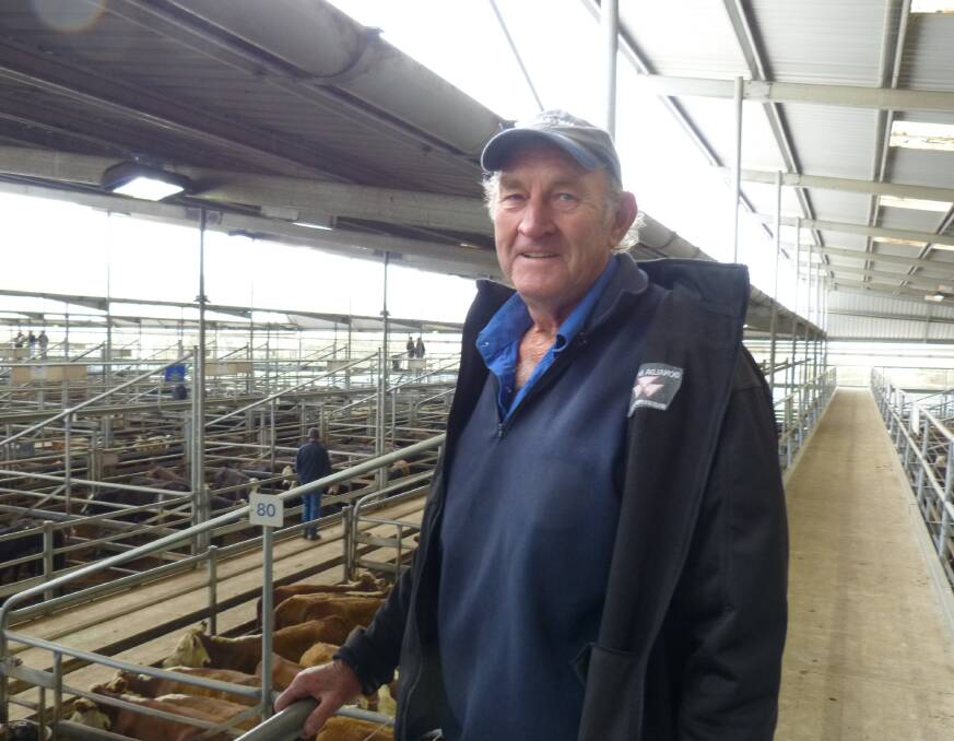 Clive Anderson, Benambra, was at Bairnsdale, Friday, scoping out the fortnightly store cattle market to see how prices went.