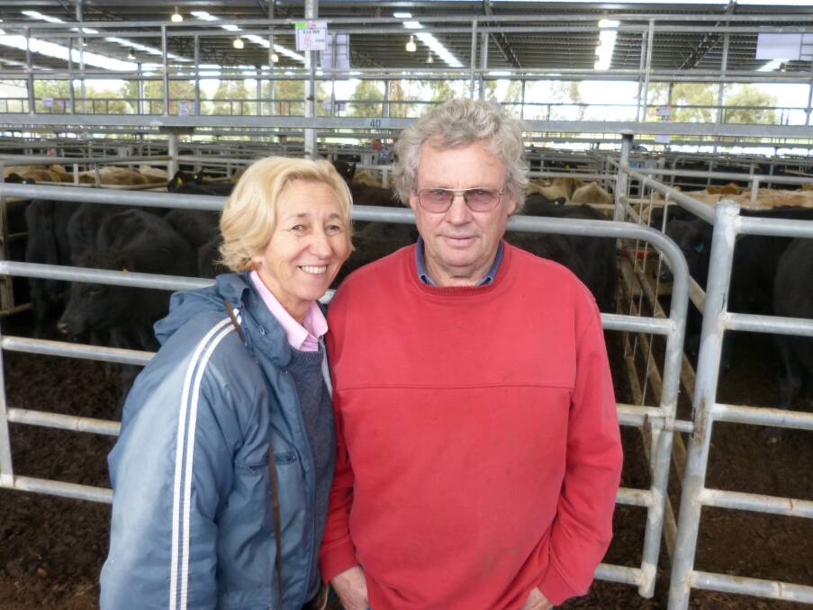 Geff and Kaye Mitchell travelled all the way from Casterton to Yea. Confident in their endeavour, they had a B-double at the sale prior to the start.