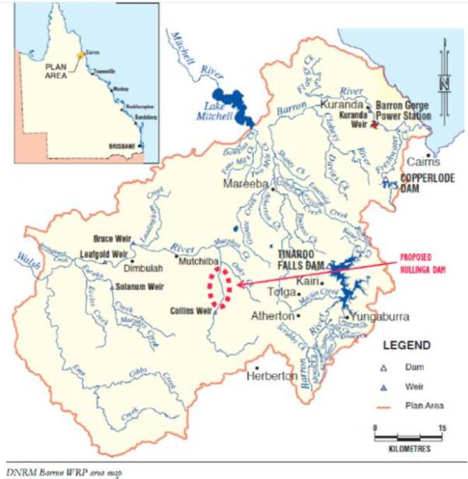 Dam projects on the Tablelands.
