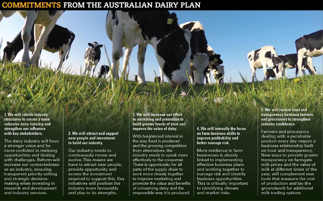 OUTLINE: The Australian Dairy Plan offers sweeping reforms to leadership and plots a way forward towards unification of the sector.