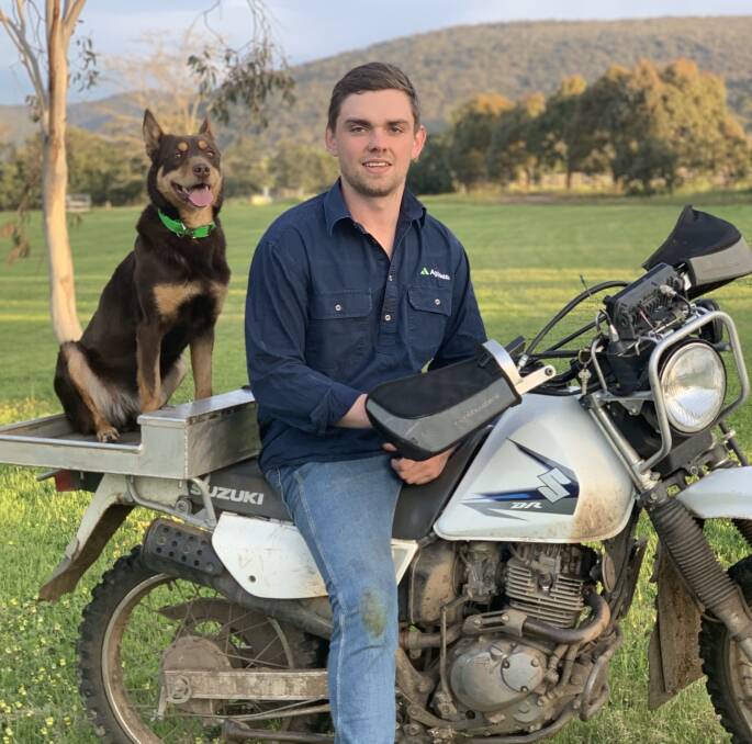 TREE CHANGE: During the COVID-19 pandemic agribusiness professional Tom Legge has swapped his Sydney CBD office for his family's farm at Fingal. Picture: supplied