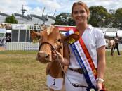 The 2021 National Dairy Paraders' Championship winner Courtney Alford comes from a dairy farm about an hour from Adelaide and was representing South Australia in the final. 