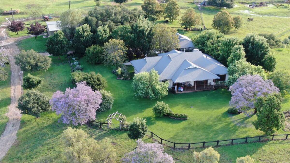 The renovated four bedroom, two bathroom Makiwa homestead has sweeping views across the plains. Picture supplied