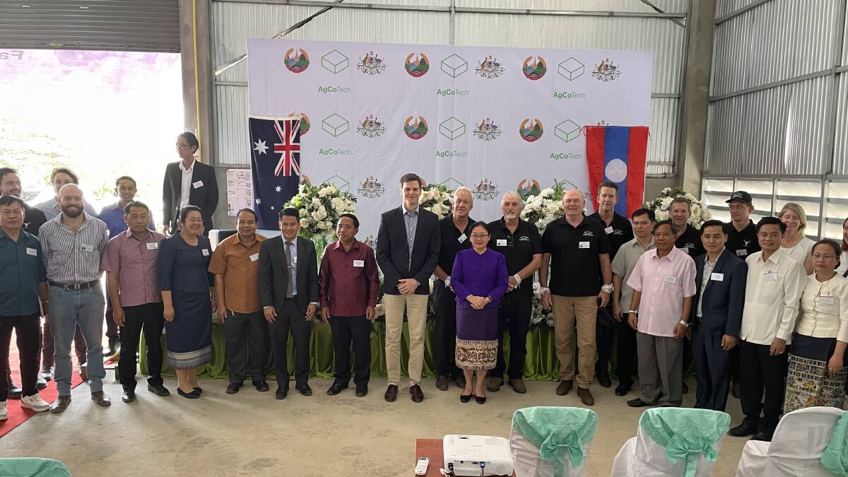 The official opening of the factory was attended by a large number of distinguished guests, including Mrs Siriphone Souphanthong, the vice-governor of Luang Prabong, Paul Kelly, the Australian Ambassador to Lao PDR, and Mr Vienthong, the head of Laos's Board of Agriculture, Resources, and Forestry.