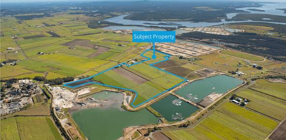 COLLIERS: Country situated midway between Brisbane and the Gold Coast is being presented as both a land banking opportunity and having the potential for sand mining.