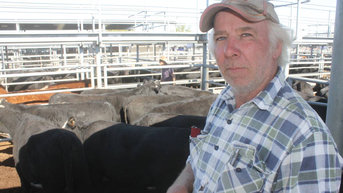 Dave Barry sold Angus heifers, 397kg, at $1030 at Ballarat. The cattle were bred at Elaine where locals say dry conditions are similar to 1967.