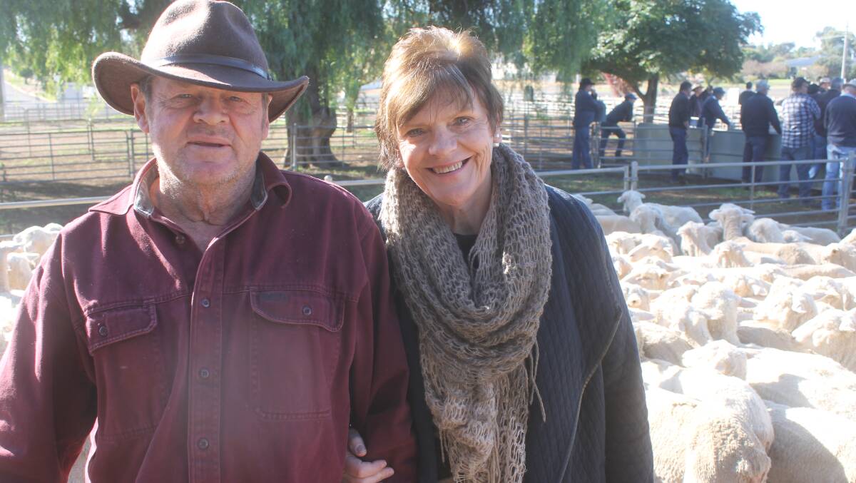 Tony and Elizabeth McNamara selected Avenal-blood Merino ewes at Wycheproof to boost their wool sheep numbers on the Bessiebelle property near Heywood.