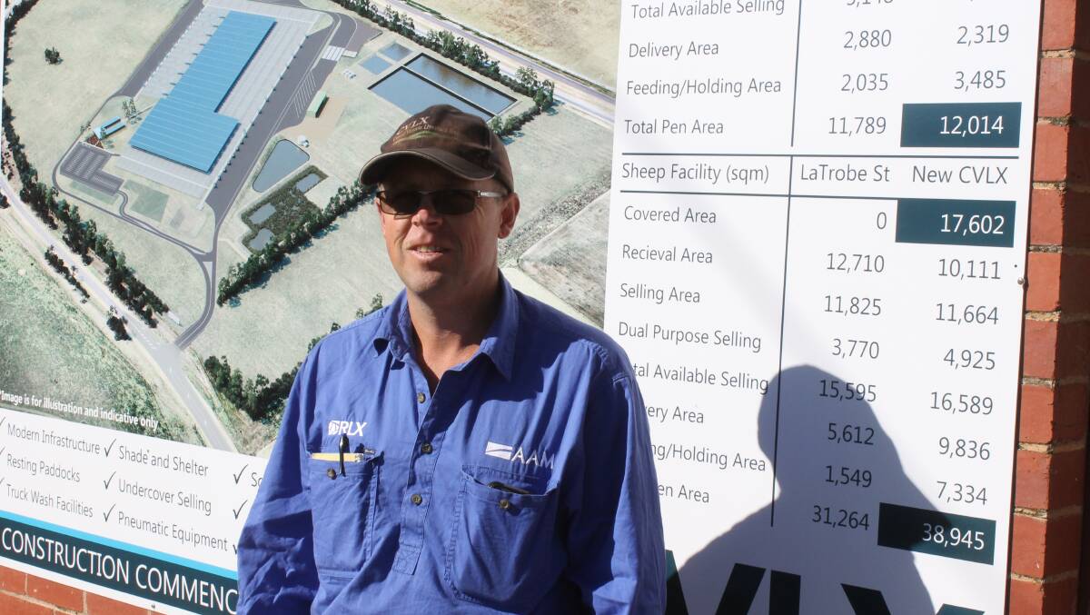 Construction start: CVLX Ballarat manager Jonathon Crilley at the new Miners Rest site.