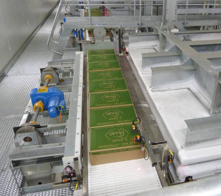 FROZEN: A bank of plate-freezers have the capability to snap freeze up to 200 pallets of product in a single shift